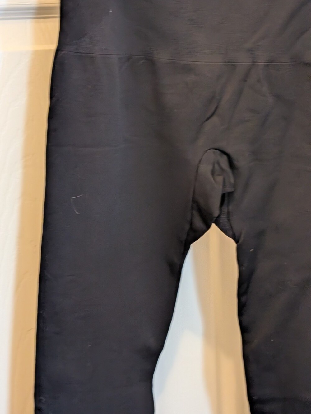 Empetua XL Black High Waist Shaping Leggings | Tummy Control Compression ‎ (K22) - Picture 3 of 10